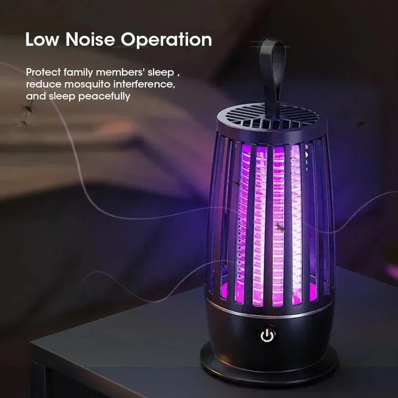 Lámpara Antimosquitos Electrónica Recargable por USB - Trampa para Insectos Silenciosa y Portátil para Uso en Interiores y Exteriores - Ideal para el Hogar - AliExpress