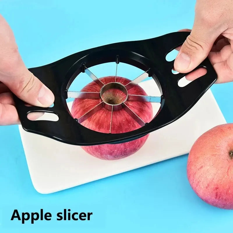 1 pieza de acero inoxidable para cortador de manzana, rebanada de manzanas en segundos con este 1 pieza de acero inoxidable para cortador de manzanas - AliExpress