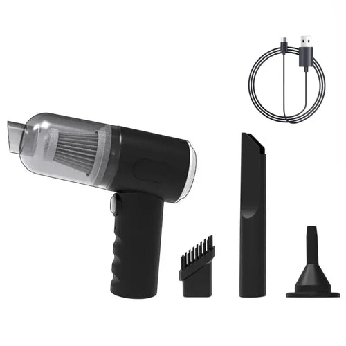 Aspirador de coche inalámbrico de 9000Pa, dispositivo de limpieza portátil con carga USB de 1200mAh, Mini aspirador húmedo y seco para el hogar - AliExpress